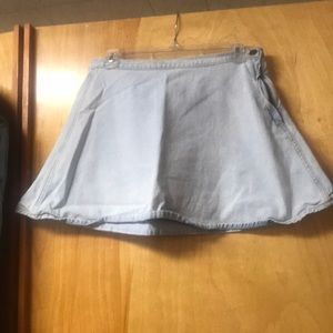 Denim skater skirt